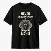 McKie Tartan Crest 2D T-shirt - Never Underestimate Style